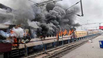 Agnipath recruitment row: around 200 trains suspended across India