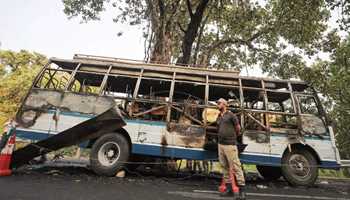 Katra Bus catches fire, 4 killed, 24 injured in Katra bus fire, “probe is going on”