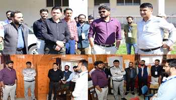 DEO Ganderbal inspects RO Office Kangan-AC, reviews arrangements at DCRC

