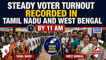 Steady voter turnout recorded in Tamil Nadu and West Bengal by 11 am