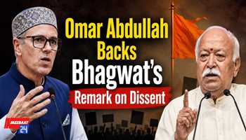 Omar Abdullah Backs Bhagwat’s Remark on Dissent