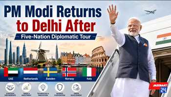 PM Modi Returns to Delhi After Five-Nation Diplomatic Tour