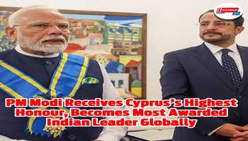 PM Modi Receives Cyprus’s Highest Honour, Becomes Most Awarded Indian Leader Globally
