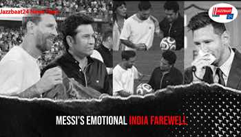 Messi’s Emotional India Farewell

