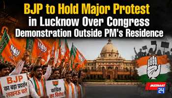 BJP to Hold Major Protest in Lucknow Over Congress Demonstration Outside PM's Residence