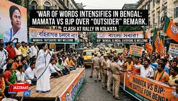 War of words intensifies in Bengal: Mamata vs BJP over “outsider” remark


