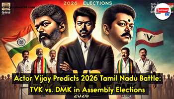 Actor Vijay Predicts 2026 Tamil Nadu Battle: TVK vs. DMK in Assembly Elections