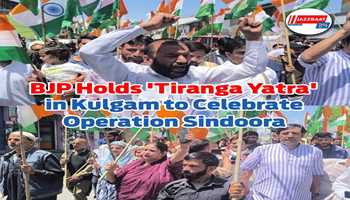 BJP Holds 'Tiranga Yatra' in Kulgam to Celebrate Operation Sindoor