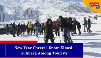 New Year Cheers!  Snow-Kissed Gulmarg Among Tourists
