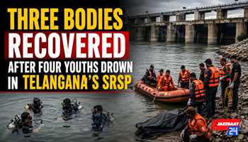 Three Bodies Recovered After Four Youths Drown in Telangana's SRSP