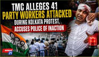 TMC Alleges 41 Party Workers Attacked During Kolkata Protest, Accuses Police of Inaction
