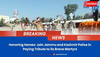 Honoring Heroes: Join Jammu and Kashmir Police in Paying Tribute to its Brave Martyrs

