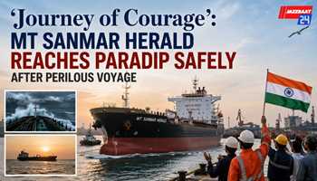 'Journey of Courage': MT Sanmar Herald Reaches Paradip Safely After Perilous Voyage