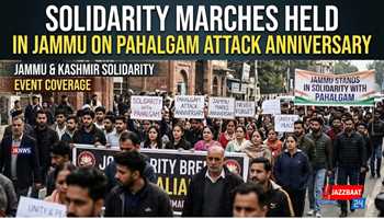 Solidarity marches held in Jammu on Pahalgam attack anniversary