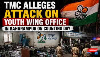 TMC alleges attack on youth wing office in Baharampur on counting day
