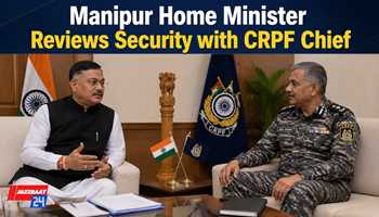Manipur Home Minister Reviews Security with CRPF Chief