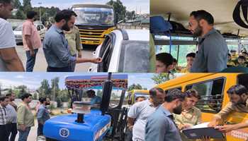 Mega Traffic Enforcement Drive Held in Kulgam on Directions of Transport Authorities and DC

