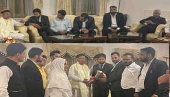 Jammu and Kashmir High Court Bar Association Meets Union Law Minister in Srinagar