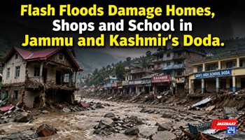 Flash Floods Damage Homes, Shops and School in Jammu and Kashmir's Doda