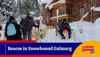 Rescue in Snowbound Gulmarg
