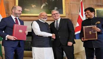 India, UK Sign Landmark CETA in Presence of PM Modi and PM Starmer, Unlocking Billions in Trade

