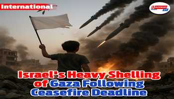 Israel's heavy shelling of Gaza following ceasefire deadline