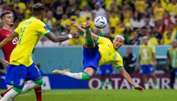 RICHARLISON'S STUNNING GOAL AGAINST SERBIA IN THE FIFA WORLD CUP FOR BRAZIL