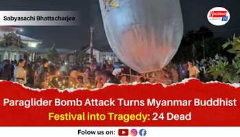 Paraglider Bomb Attack Turns Myanmar Buddhist Festival into Tragedy: 24 Dead

