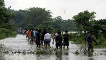 Heavy rains in Assam created landslides in a number of locations