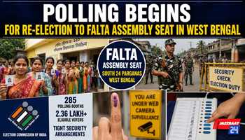 Polling Begins for Re-Election to Falta Assembly Seat in West Bengal
