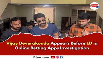 Vijay Deverakonda Appears Before ED in Online Betting Apps Investigation

