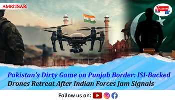 Pakistan’s Dirty Game on Punjab Border: ISI-Backed Drones Retreat After Indian Forces Jam Signals

