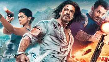 SHAH RUKH KHAN , DEEPIKA PADUKONE AND JOHN ABRAHAM'S PATHAN IS DOING EXCEPTIONALLY WELL AT THE INDIAN BOX OFFICE