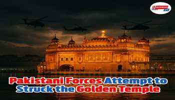 Pakistani forces attempt to struck the Golden Temple