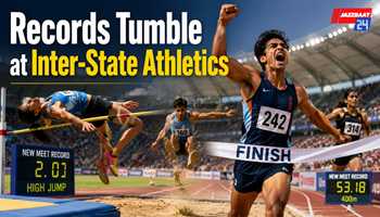 Records Tumble at Inter-State Athletics