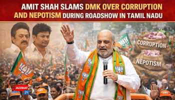 Amit Shah Slams DMK Over Corruption and Nepotism During Roadshow in Tamil Nadu