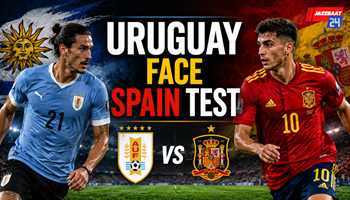 Uruguay Face Spain Test