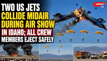 Two US Jets Collide Midair During Air Show in Idaho; All Crew Members Eject Safely