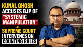 Kunal Ghosh Accuses BJP of "Systemic Manipulation" as Supreme Court Intervenes on Counting Rules


