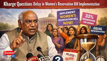Kharge Questions Delay in Women’s Reservation Bill Implementation