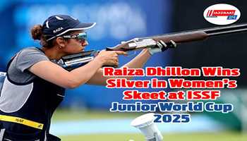 Raiza Dhillon Wins Silver in Women’s Skeet at ISSF Junior World Cup 2025