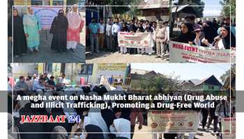 A megha event on Nasha Mukht Bharat abhiyan (Drug Abuse and Illicit Trafficking), Promoting a Drug-Free World
