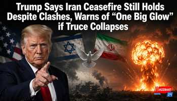 Trump Says Iran Ceasefire Still Holds Despite Clashes, Warns of “One Big Glow” if Truce Collapses

