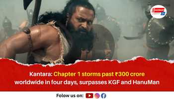 Kantara: Chapter 1 storms past ₹300 crore worldwide in four days, surpasses KGF and HanuMan

