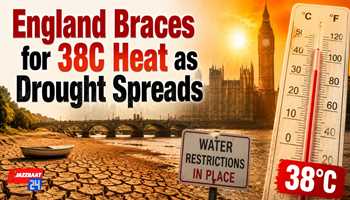 England Braces for 38C Heat as Drought Spreads