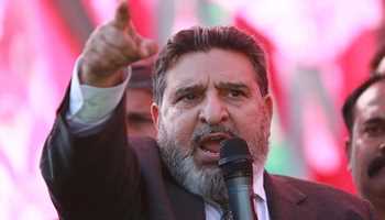 JAMMU AND KASHMIR : APNI PARTY PRESIDENT SYED MOHAMMAD ALTAF BUKHARI ON TUESDAY STRONGLY CONDEMNED ANTI - ENCROACHMENT DRIVES IN JAMMU & KASHMIR.