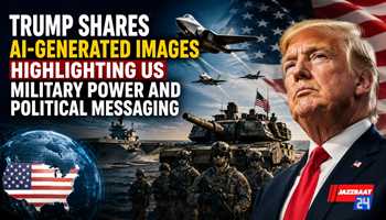 Trump Shares AI-Generated Images Highlighting US Military Power and Political Messaging