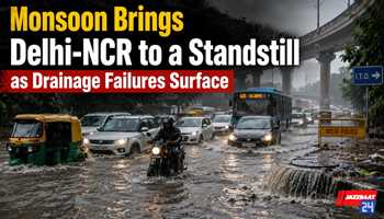 Monsoon Brings Delhi-NCR to a Standstill as Drainage Failures Surface