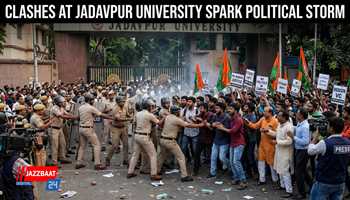 Clashes at Jadavpur University spark political storm
