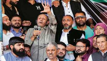 Rashid Backs INDIA Bloc, Urges Article 370 Restoration in First Rally Post-Tihar Jail